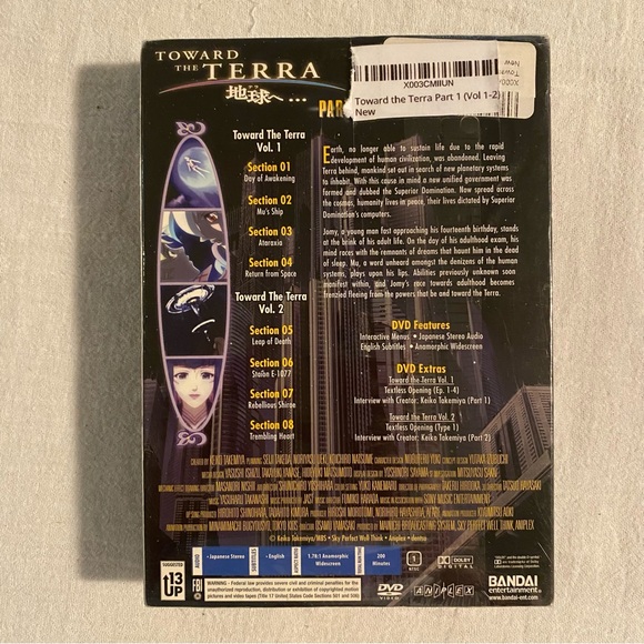 -Toward The Terra Part 1 2-Disc Set DVD - Picture 2 of 2
